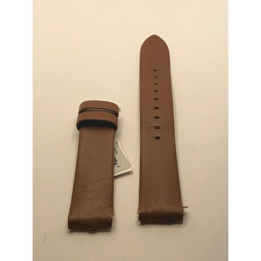 Authentic Michael Kors Watch Parts 2Piece Band Leather Brown 18mm MKT9063 YO170